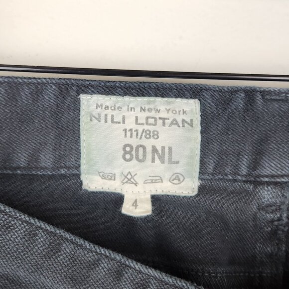 Nili Lotan Washed Black Low Rise Ankle Jeans sz 2 - Picture 7 of 8